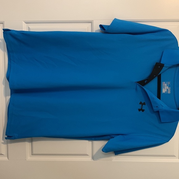 Youth XL/ Mens S blue polo. - Picture 2 of 5